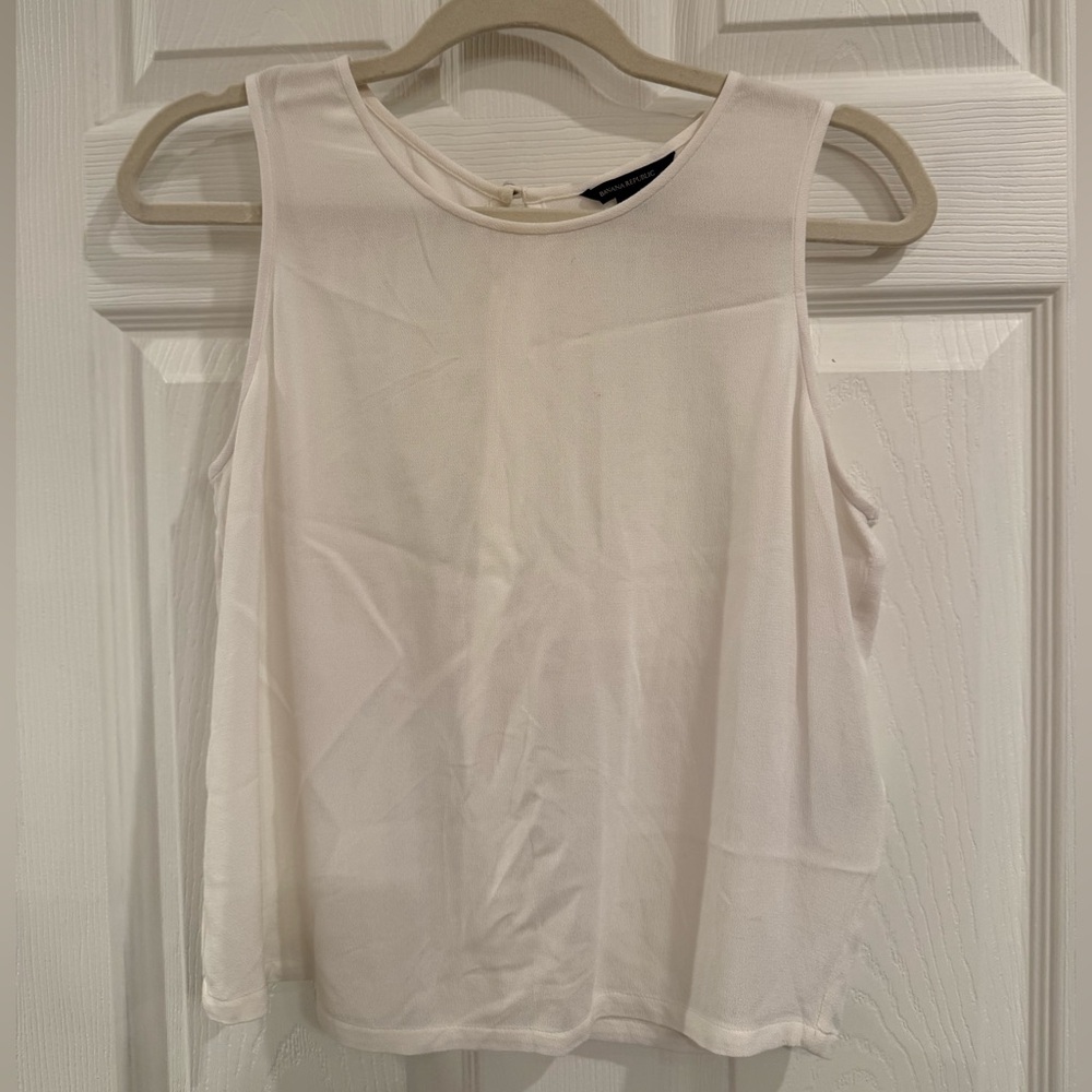 Banana Republic Cream Tank Top